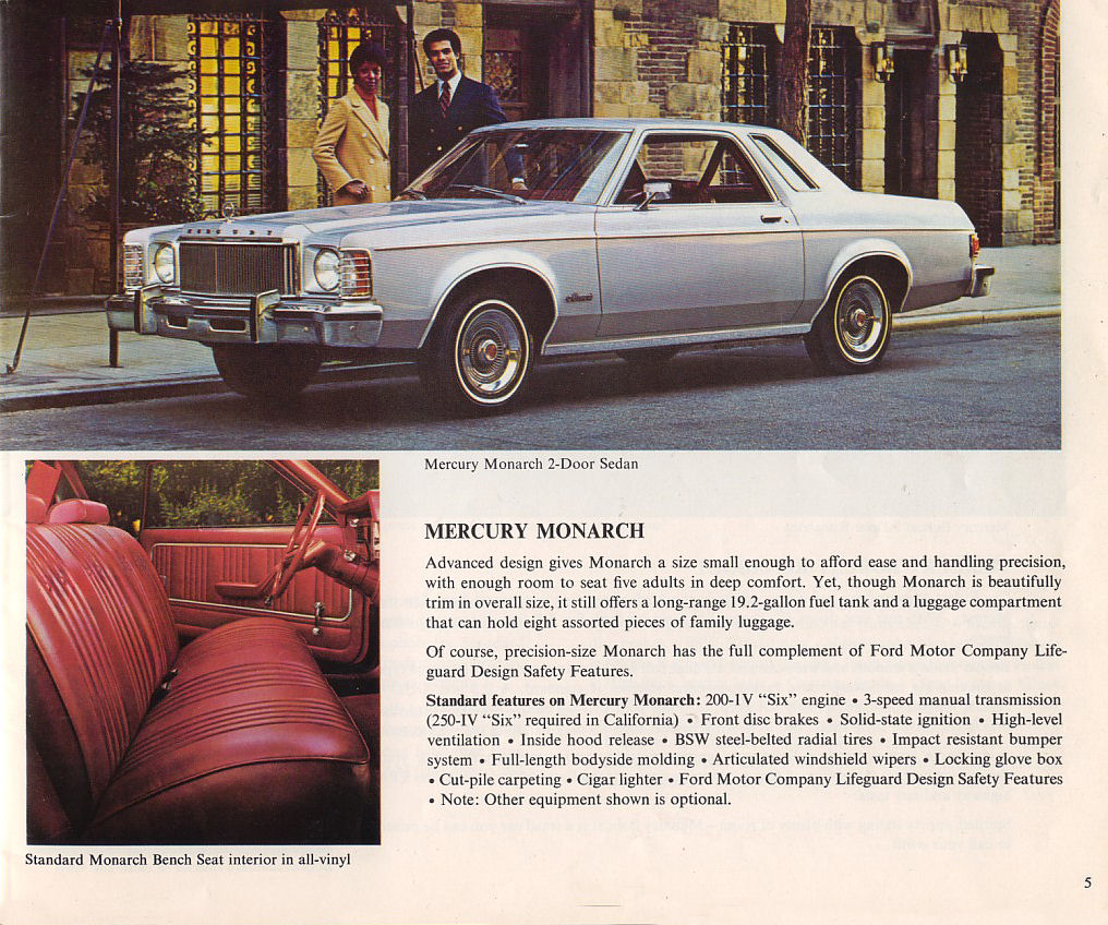 1976 Lincoln Mercury Brochure Page 16